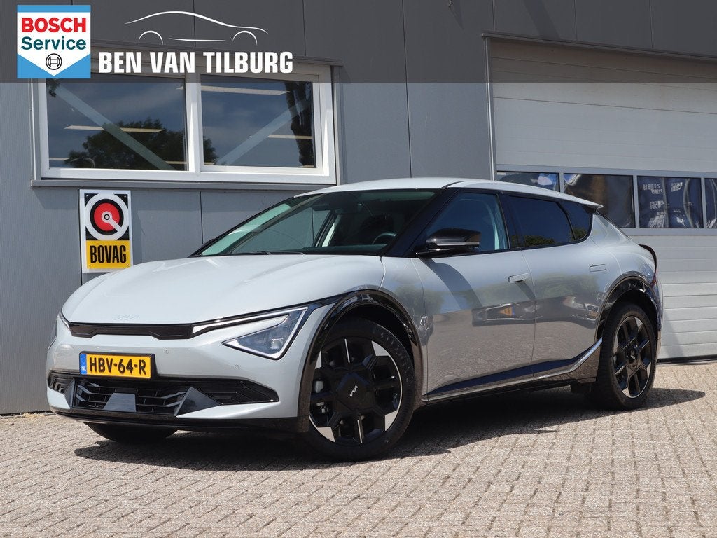 Kia Ev6 Plus 84 kWh / Stoelverkoeling / Pilot Assist / Carpl, Auto's, Kia, Automaat, 228 pk, Achterwielaandrijving, Zwart