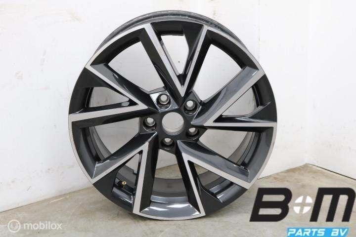 ORIGINEEL! 1 losse 18 inch velg Skoda SuperB 3! 3V0601025CH, Gebruikt, Velg(en)