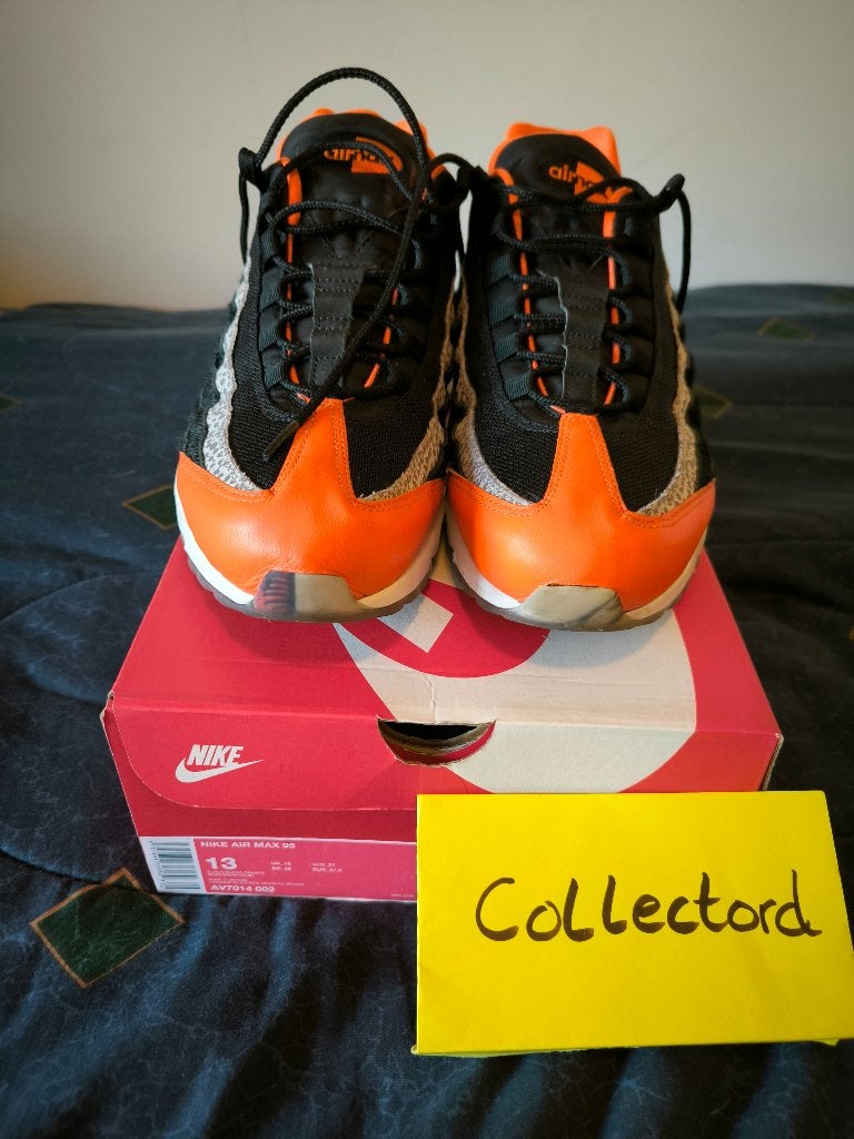 Nike Air Max 95 less oranje sneakers 47.5 eu 13 us, Nike air max, Overige kleuren, Ophalen of Verzenden, Sneakers of Gympen