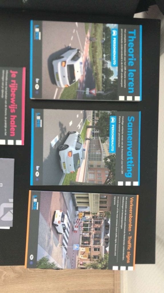 Theorie auto boeken, Ophalen, Zo goed als nieuw