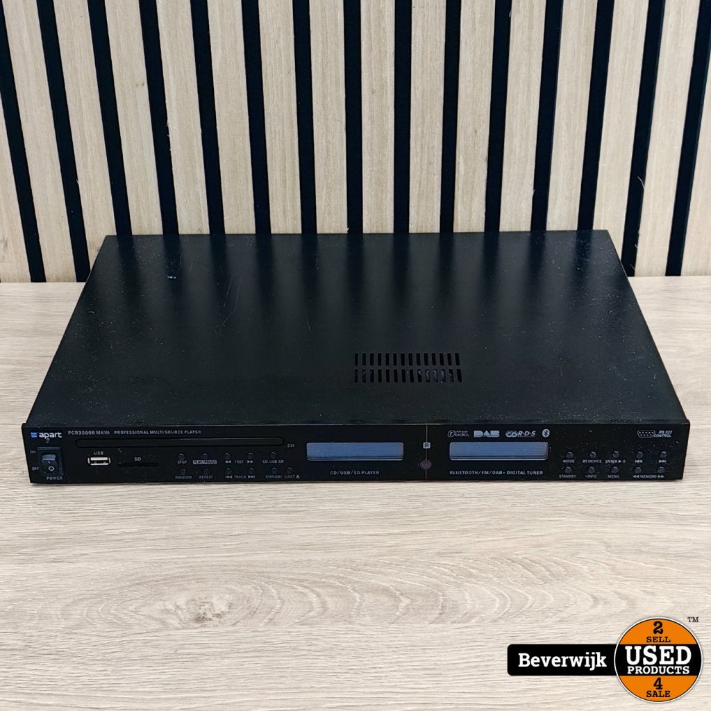 Apart Audio PCR3000 DVD/CD/USB/SD Speler en FM Tuner, Flex Ltd., Gebruikt, https://flex.com/contact-us, Nobelstraat 10, 5807 GA Oostrum LB, Limburg, Nederland