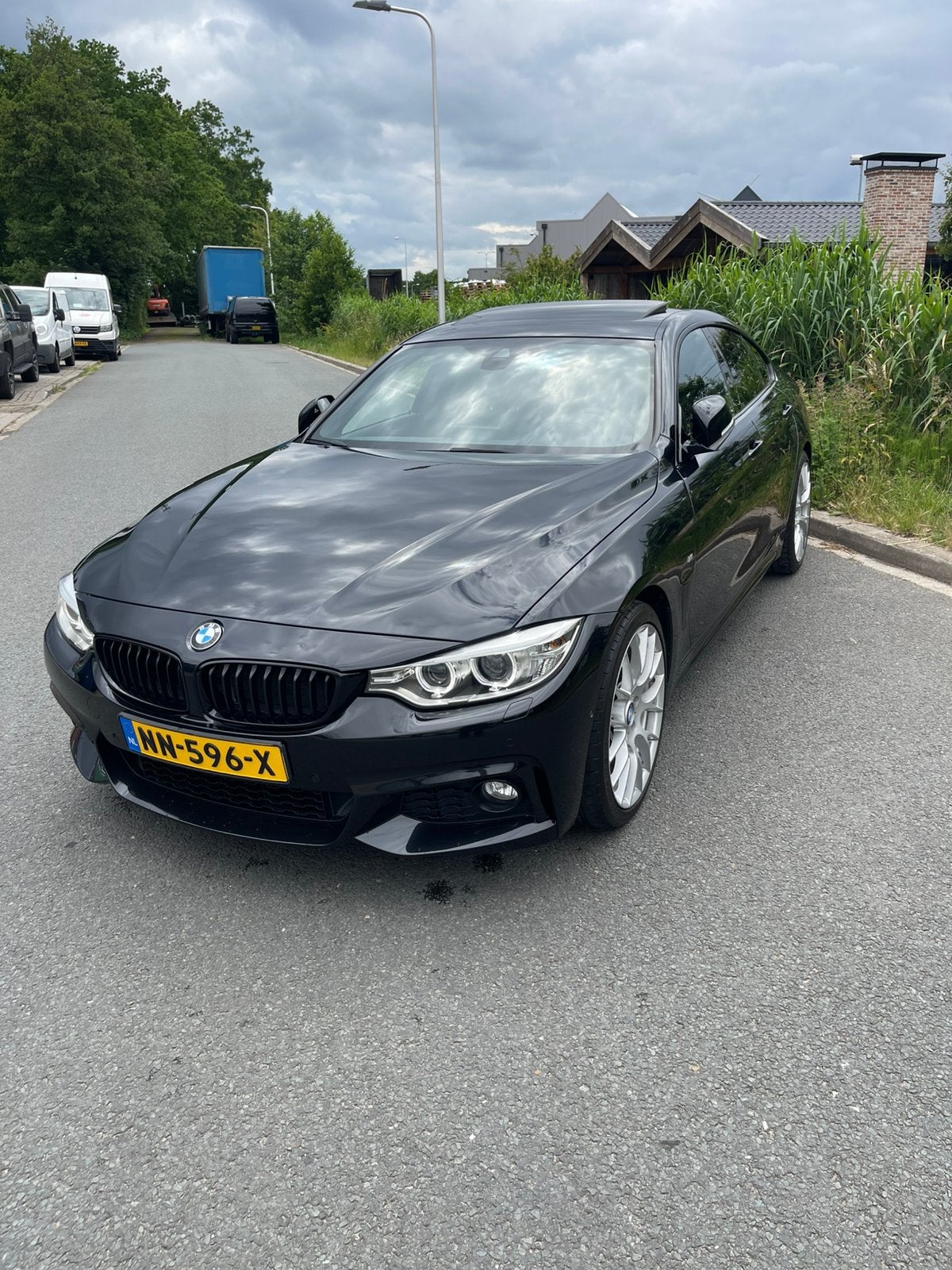 BMW 4-Serie 2.0 430I NAP Gran Coupe AUT 2017 Zwart org NL, Auto's, BMW, Achterwielaandrijving, Zwart, Particulier, 1600 kg