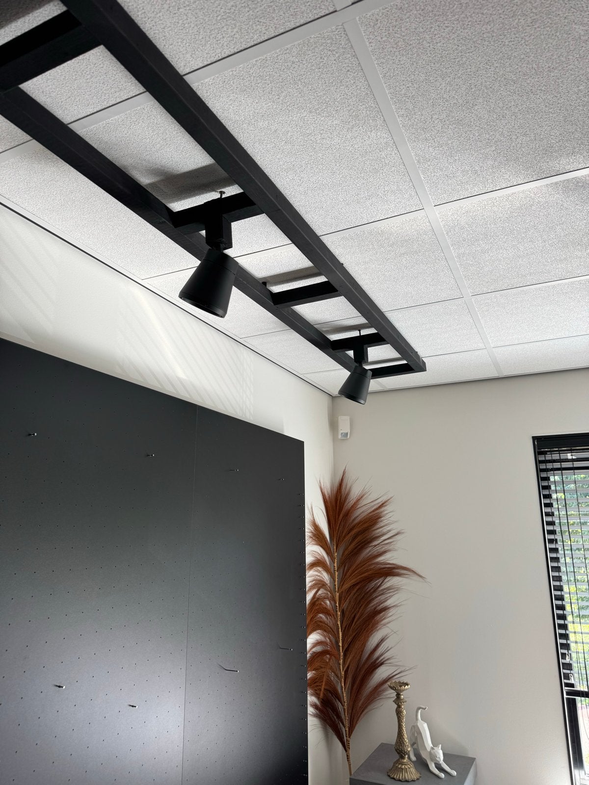 93x Zwarte LED-spotlights  opbouw ., Huis en Inrichting, Metaal, Overige merken, Gebruikt, Zwart