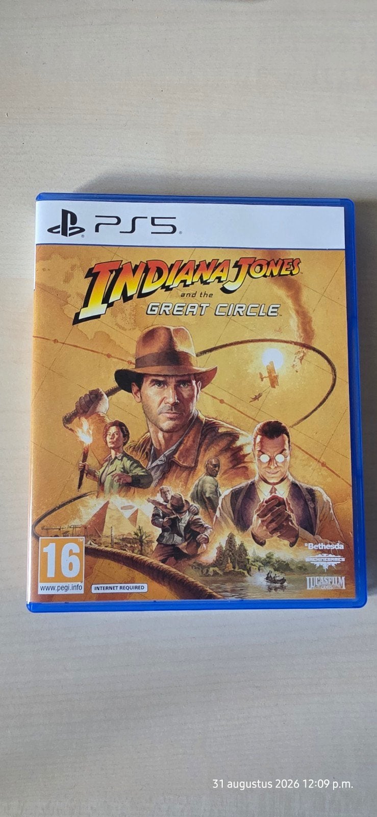 Indiana Jones and the Great Circle PS5, Avontuur en Actie, 1 speler, Eén computer, Ophalen of Verzenden