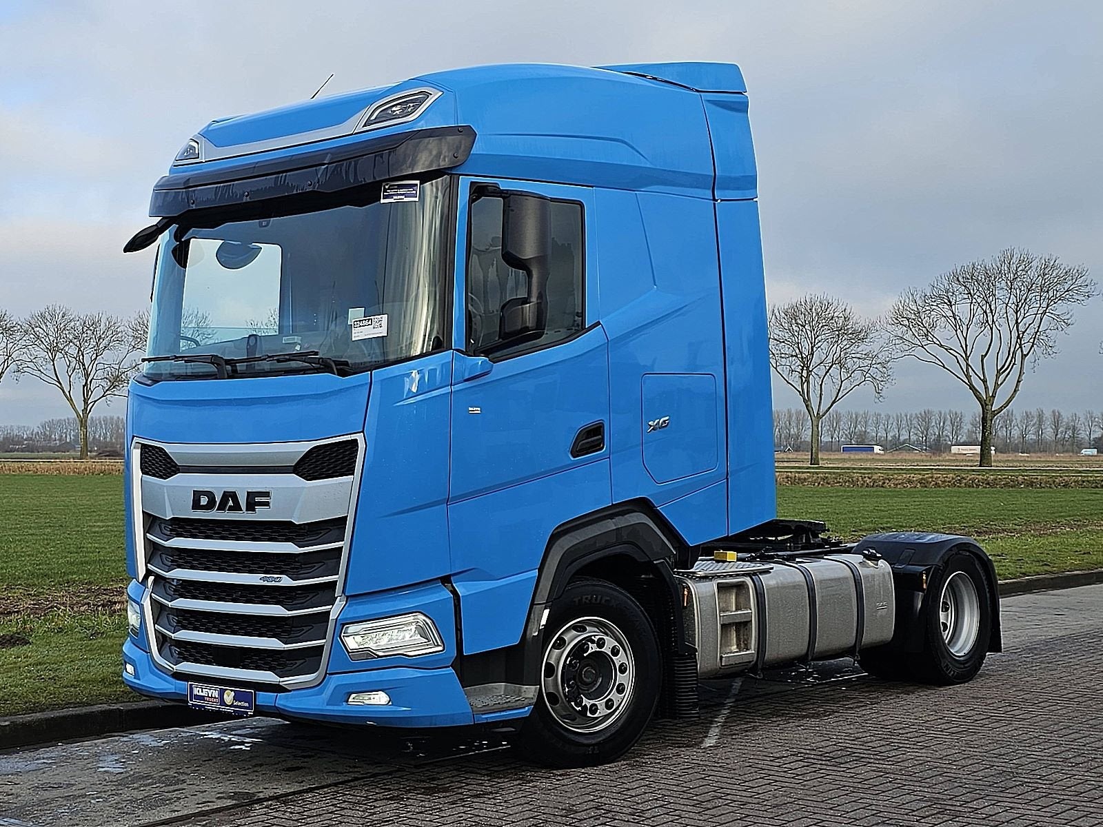 DAF XG 480 intarder 2x tank, Auto's, Automaat, Euro 6, Stoelverwarming, Blauw