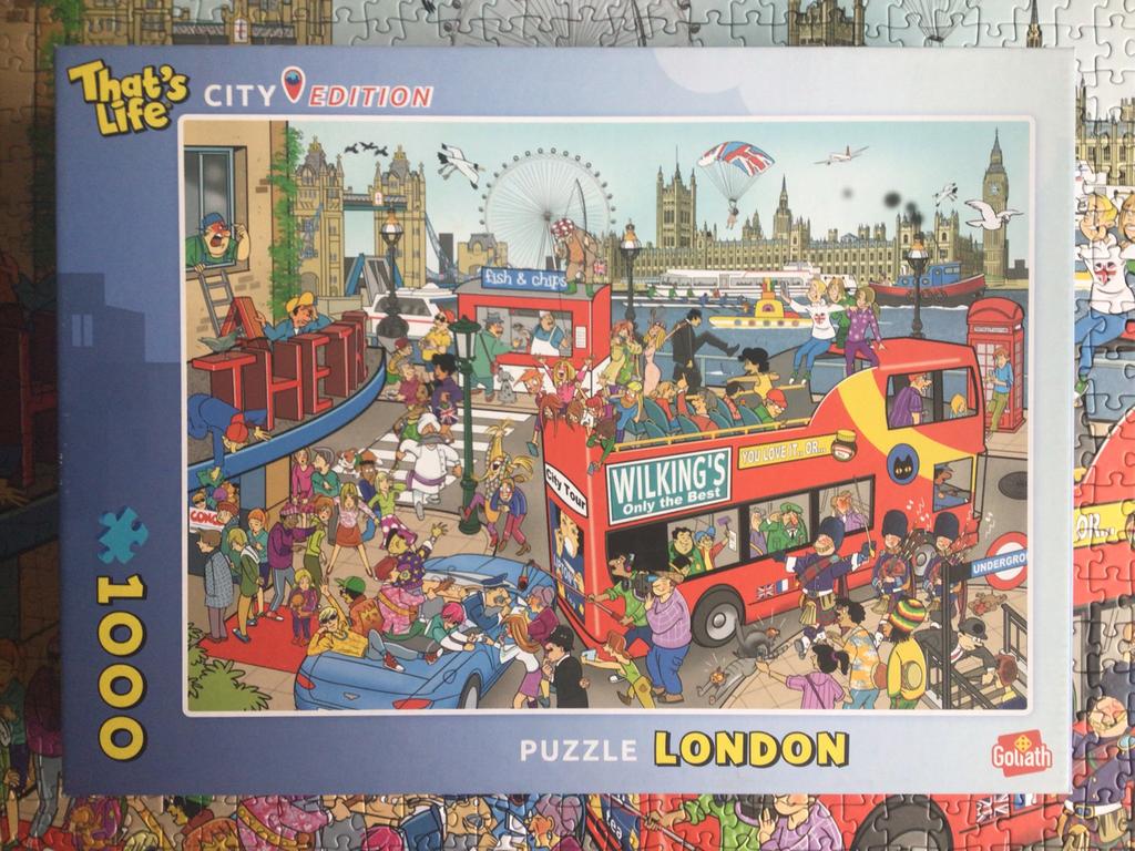That’s Life puzzel. City Edition. London., Ophalen, 500 t/m 1500 stukjes, Zo goed als nieuw