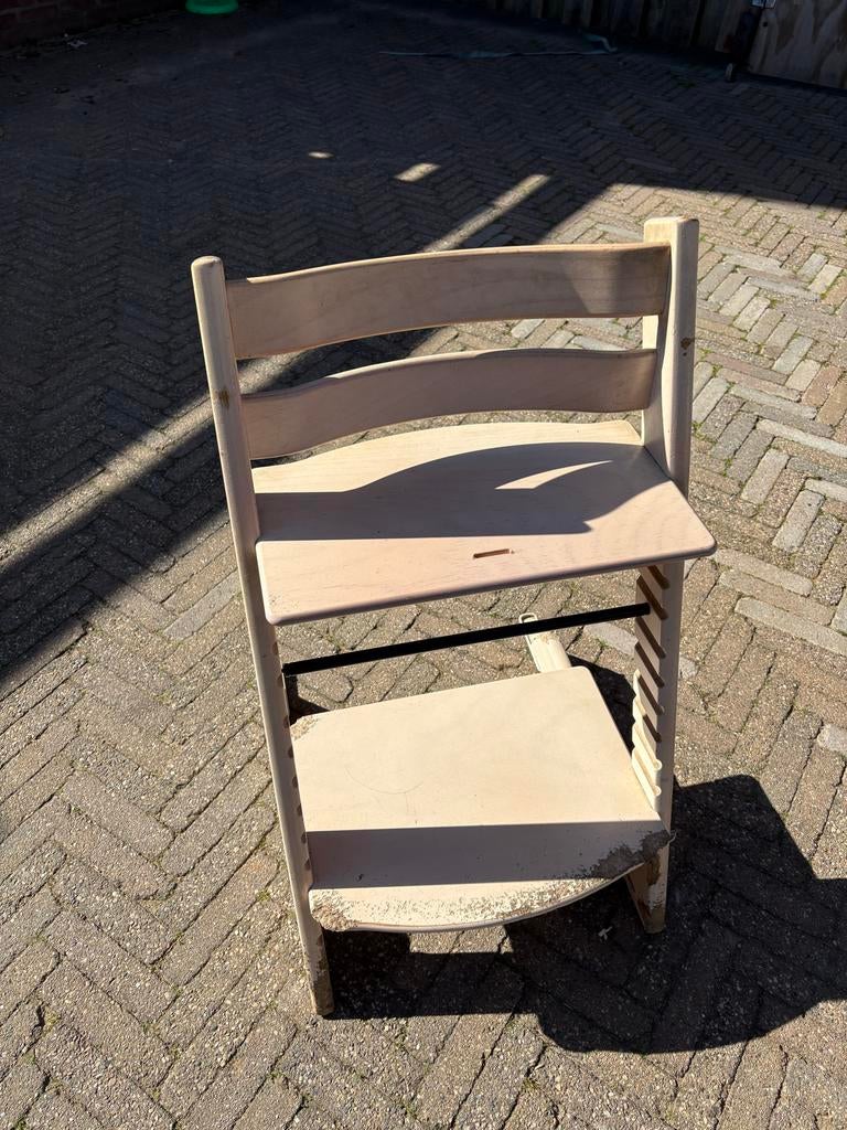 Stokke kinderstoel met gebruikssporen, Ophalen, Gebruikt, Meegroeistoel