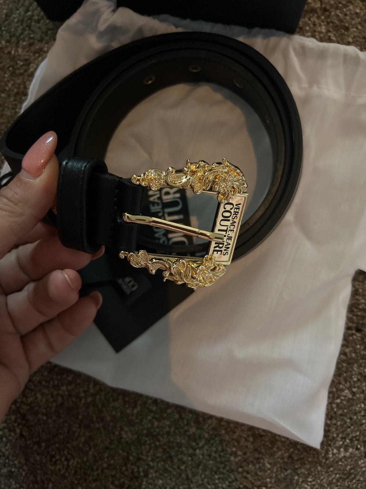 Nieuwe Versace Jeans Couture Riem - Maat 90, Ophalen of Verzenden, Nieuw, Zwart, 90 tot 100 cm