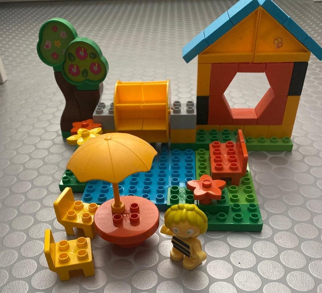 Maya de Bij Maja de Bij waterrad setje (Unico) past op Duplo, Ophalen of Verzenden, Zo goed als nieuw, Duplo