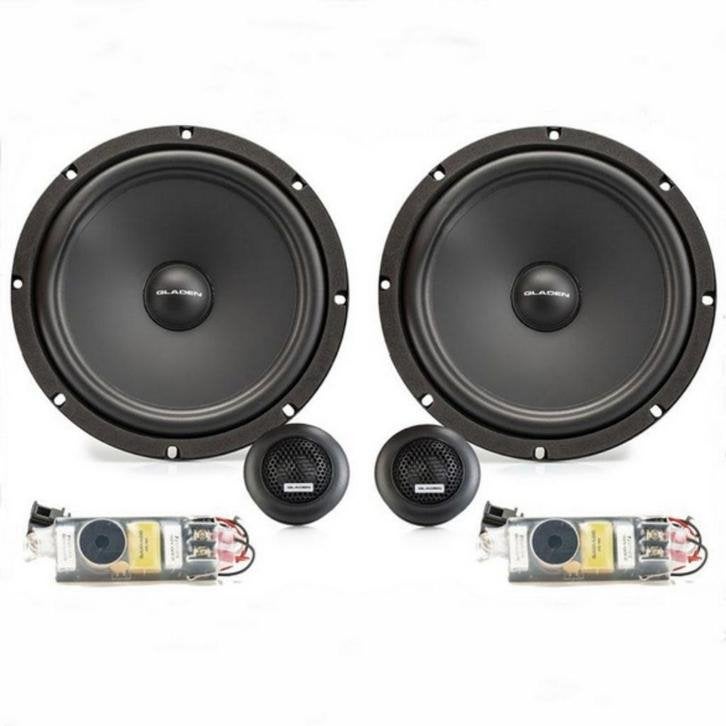 Gladen RS200 luidspreker set 20cm 2-weg compo 90 watts RMS 3, Auto diversen, Niet ingevuld, Niet ingevuld, Nieuw, Ophalen of Verzenden