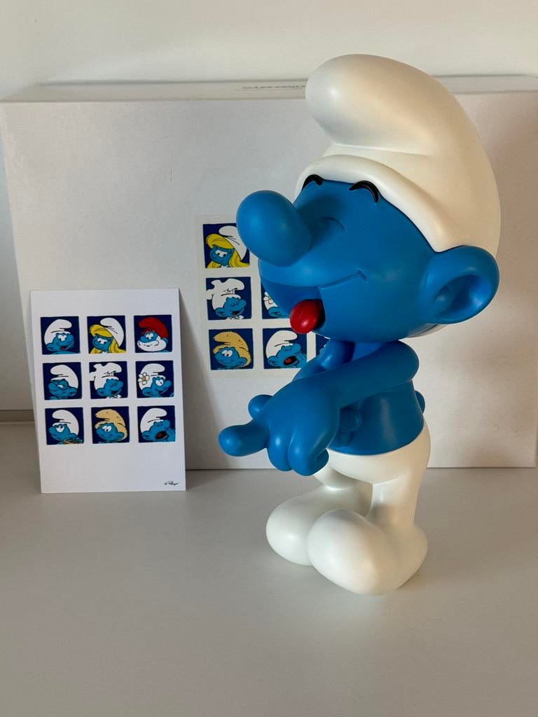 De lachende smurfen Leblon Delienne, Ophalen of Verzenden, Zo goed als nieuw, Verschillende Smurfen