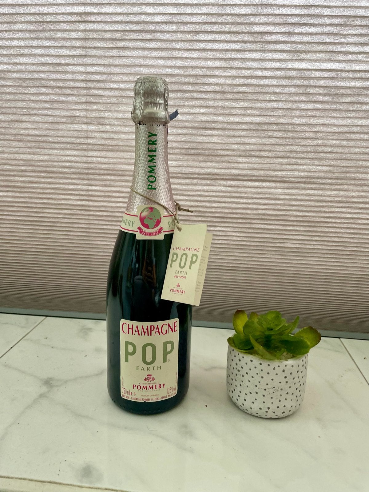 Pommery POP Earth Rosé Champagne, Frankrijk, Nieuw, Ophalen of Verzenden, Champagne