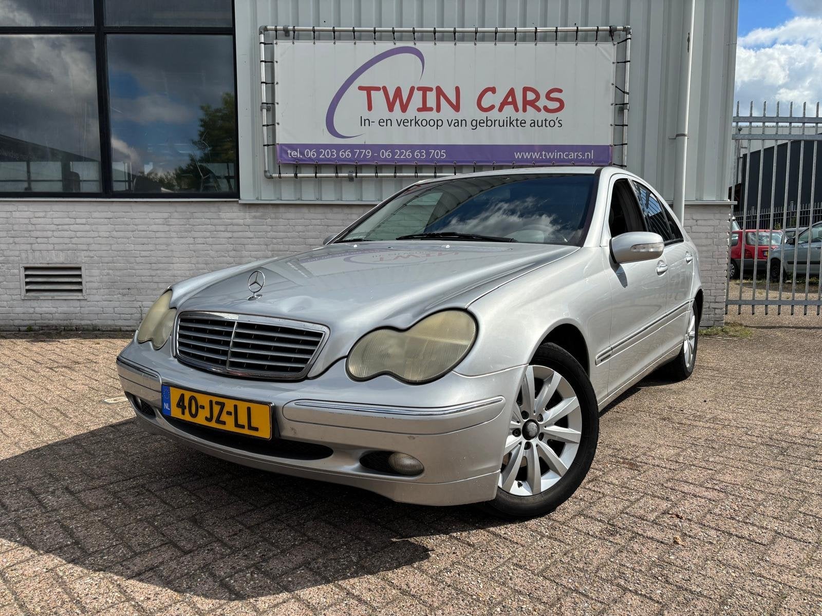 Mercedes-Benz C-klasse 180 K. Elegance, Auto's, Gebruikt, 1796 cc, Origineel Nederlands, Handgeschakeld