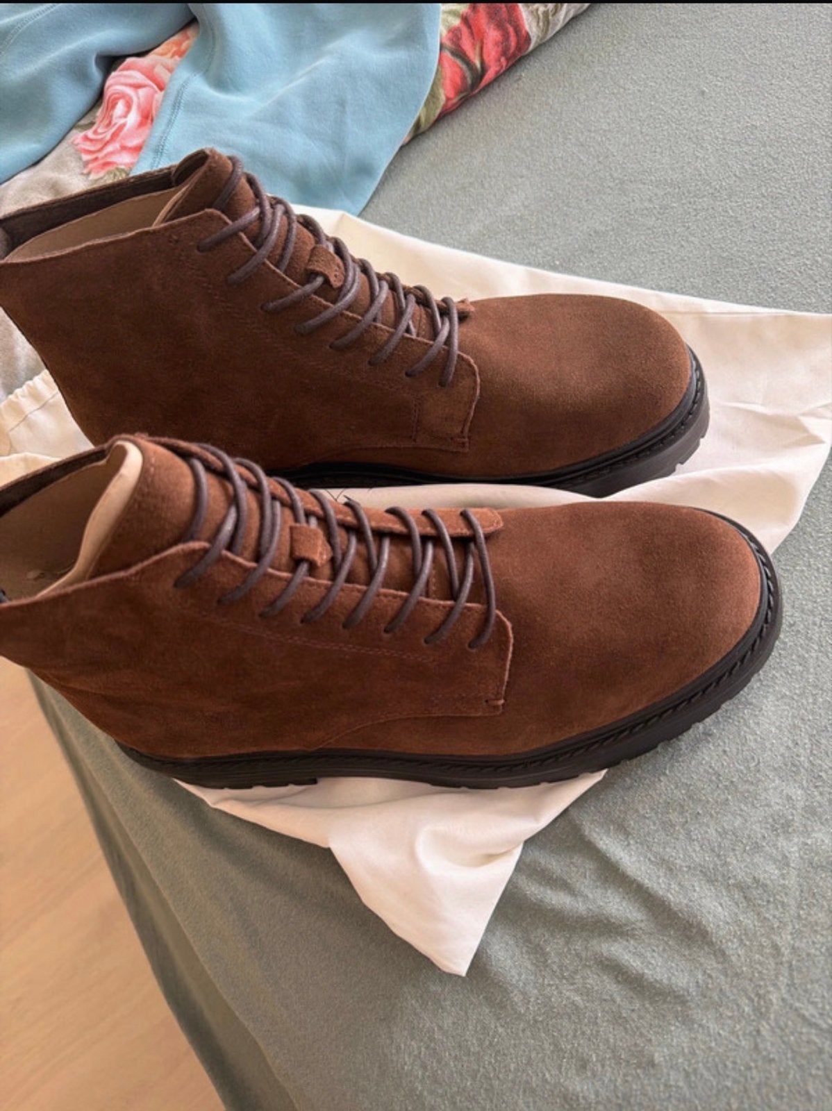 Nieuwe Zara Boots - Bruin Suède, Bruin, Boots, Nieuw, Ophalen of Verzenden