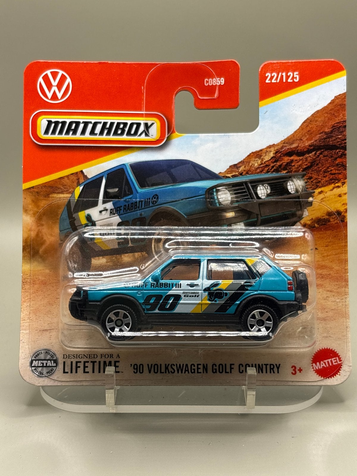 Matchbox '90 Volkswagen Golf Country - Nieuw in verpakking, Auto, Nieuw, Ophalen of Verzenden, Mattel