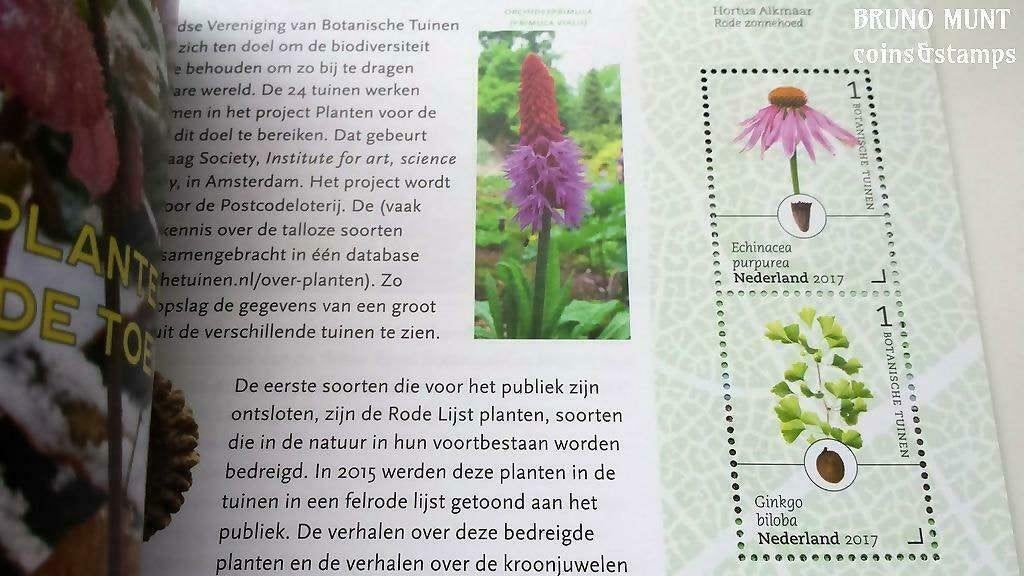 Prestigeboekje 69 - Botanische tuinen, Verzenden, Na 1940, Postfris