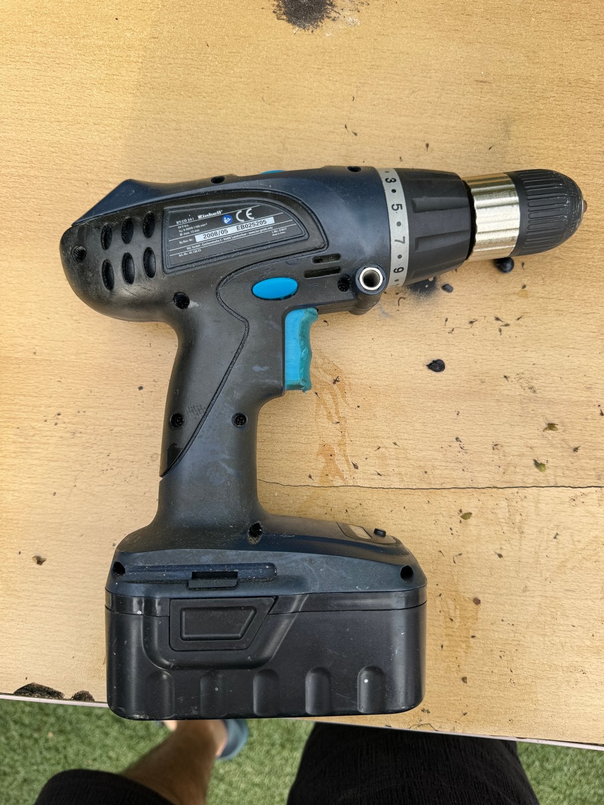 Einhell Accu Boormachine - Accu aan vervanging toe