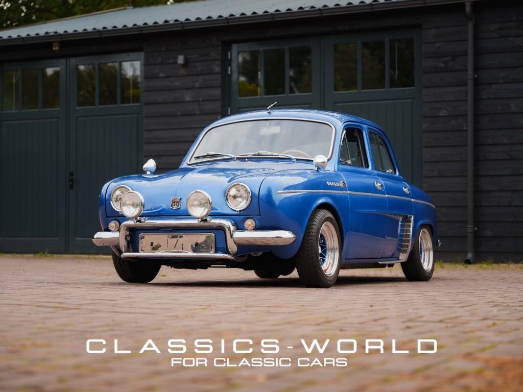 Renault DAUPHINE Gordini – Blauw Metallic – Gerestaureer, Auto's, Gebruikt, Overige modellen, Blauw, Bedrijf