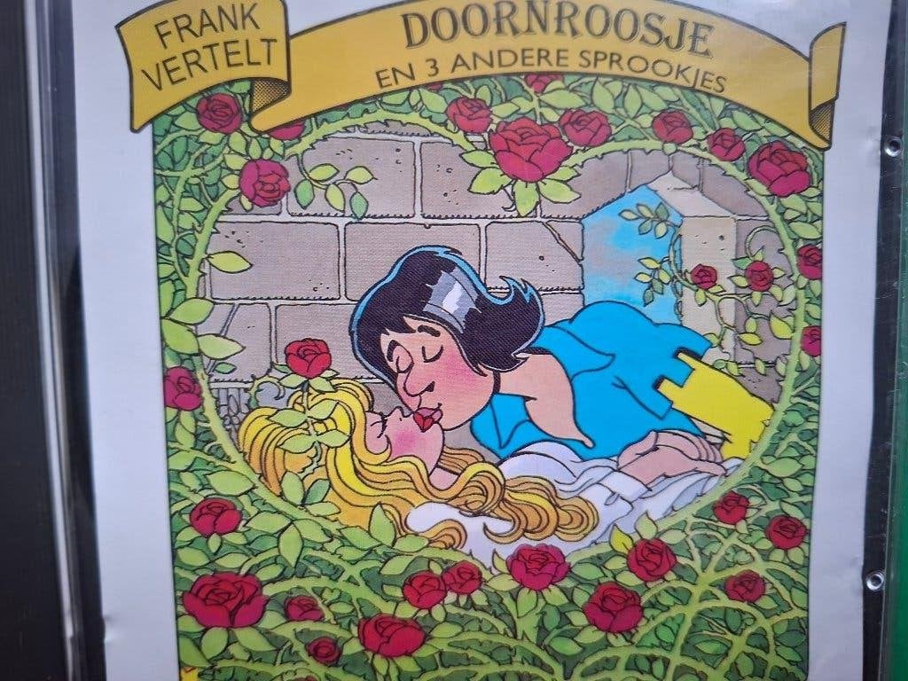 FRANK VERTELT - DOORNROOSJE + 3 ANDERE SPROOKJES, Ophalen of Verzenden, Zo goed als nieuw, Verhaal of Sprookje, 6 tot 9 jaar