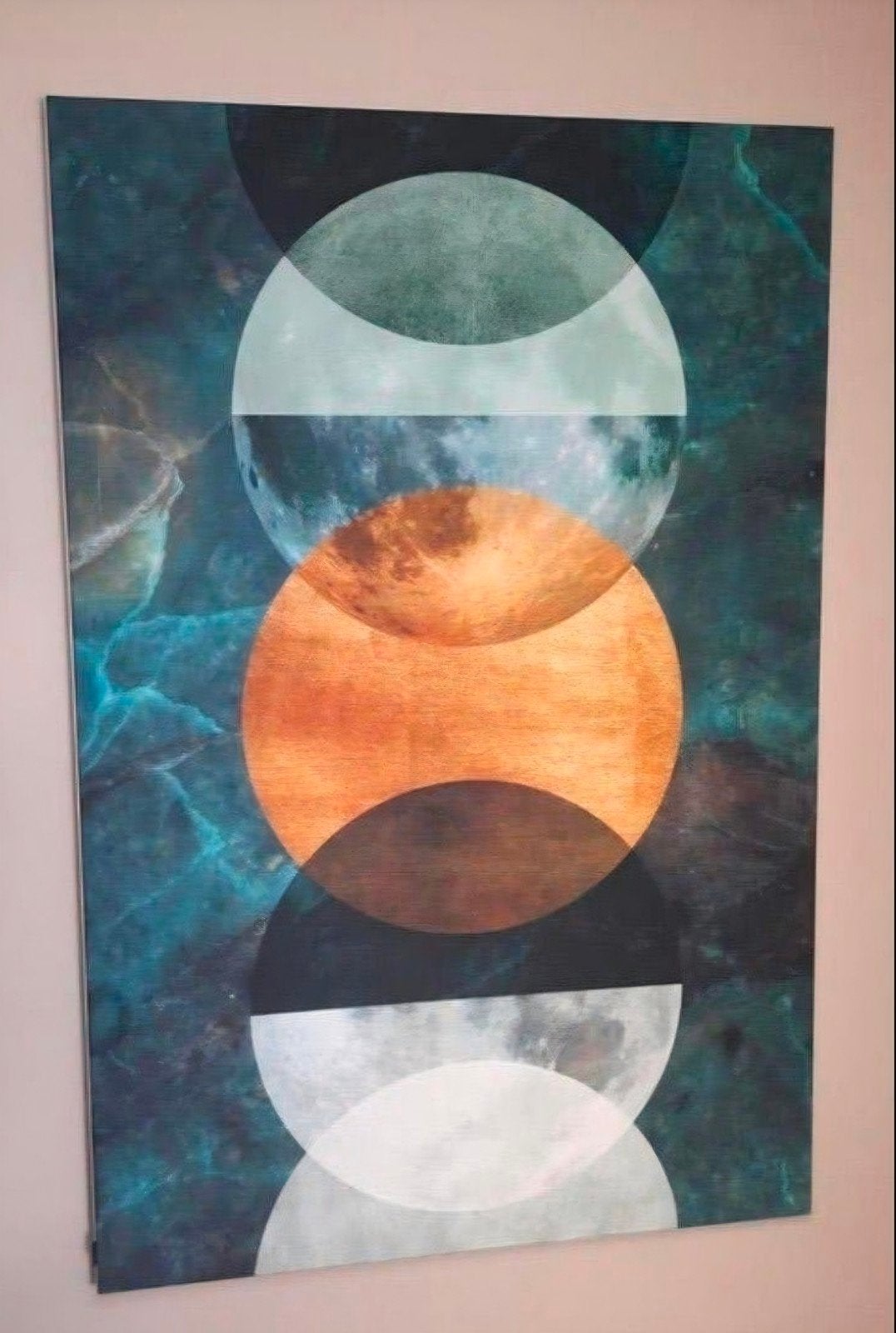 Kunst Easyfix modern doek schilderij 100x150cm, Huis en Inrichting, Ophalen, Gebruikt, Print, 100 tot 125 cm