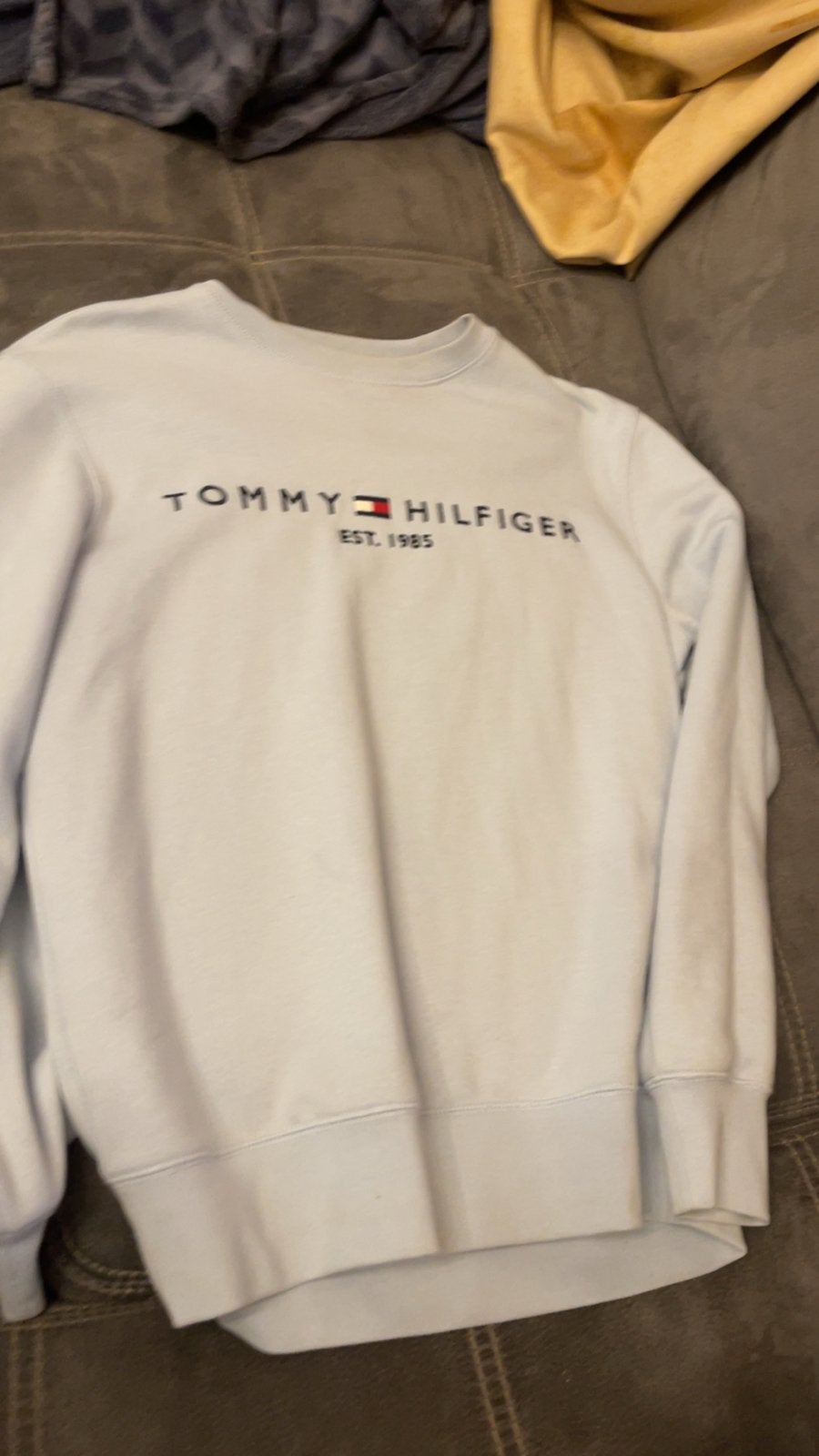 Tommy Hilfiger sweater lichtblauw maat M, Ophalen of Verzenden, Zo goed als nieuw