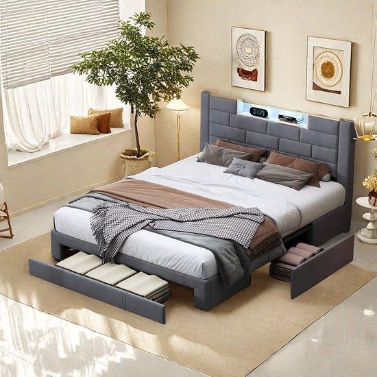 Bed met Opbergruimte – Opbergbed – Opbergboxspring, Corvance B.V., Verzenden, Nieuw, Corvancebol@gmail.com