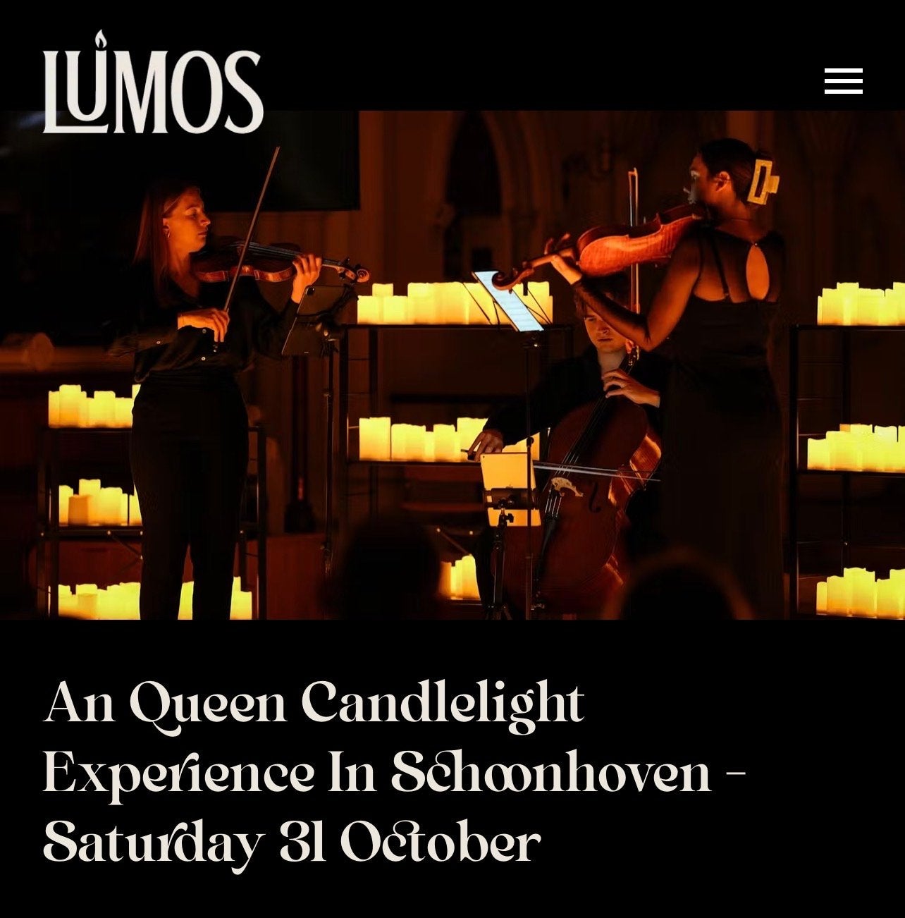 31-10 an queen candlelight experience, 2 kaartjes, Tickets en Kaartjes, Twee personen
