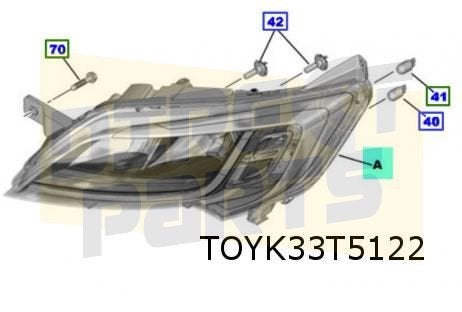 Toyota Pro-Ace Max 1/25- (X290)	koplamp Rechts (halogeen)  o, -, Verzenden, -, Nieuw