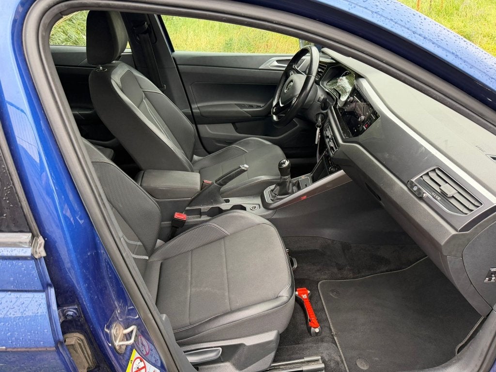 Volkswagen Polo 1.6 TDI 95pk 2018 Blauw 2018 Diesel, Auto's, Voorwielaandrijving, Stof, Blauw, Automatische klimaatregeling