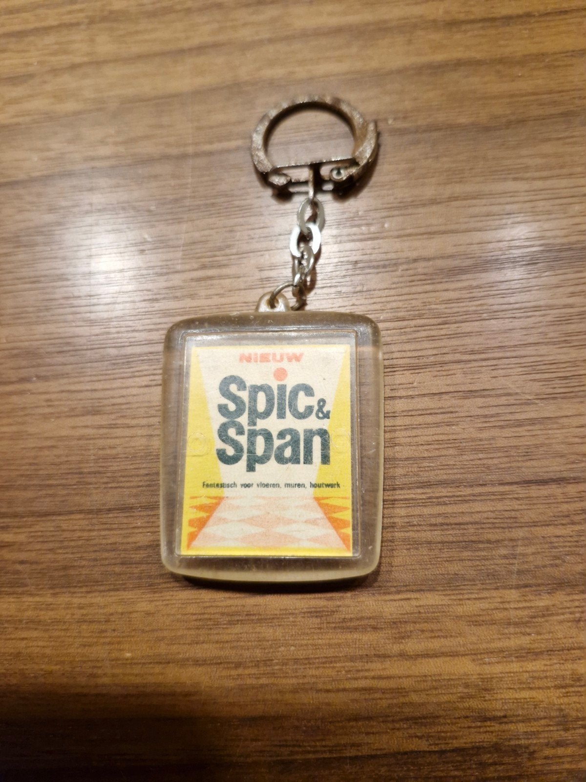 307 Vintage Spic & Span sleutelhanger, Ophalen of Verzenden, Gebruikt, Merk