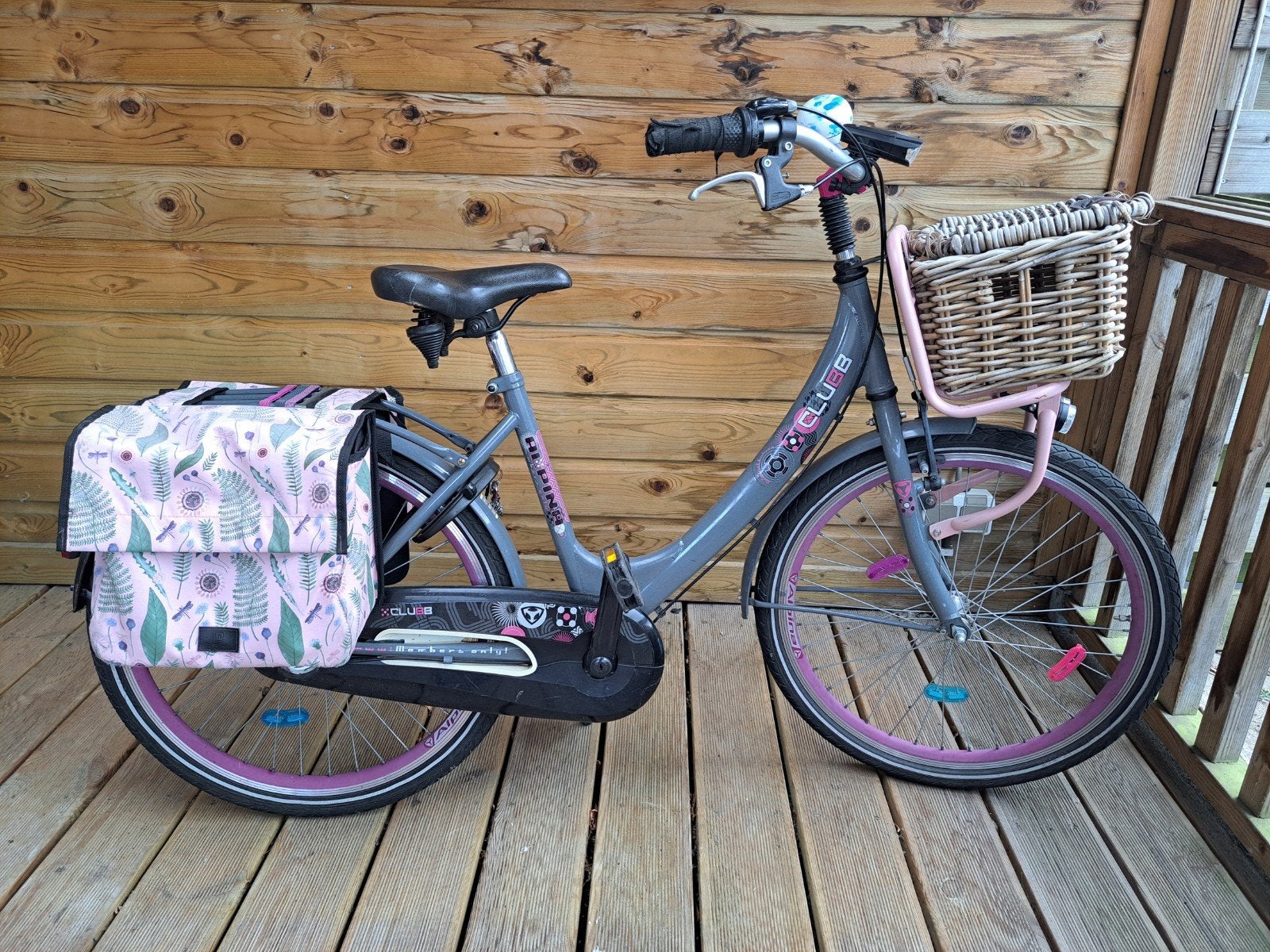 Alpina Clubb Meisjesfiets - Grijs/Roze met 24 inch, Ophalen, Gebruikt, 24 inch