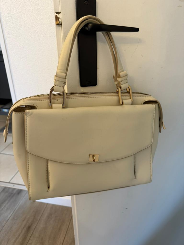 Zara tas, Ophalen of Verzenden, Gebruikt, Beige, Schoudertasje