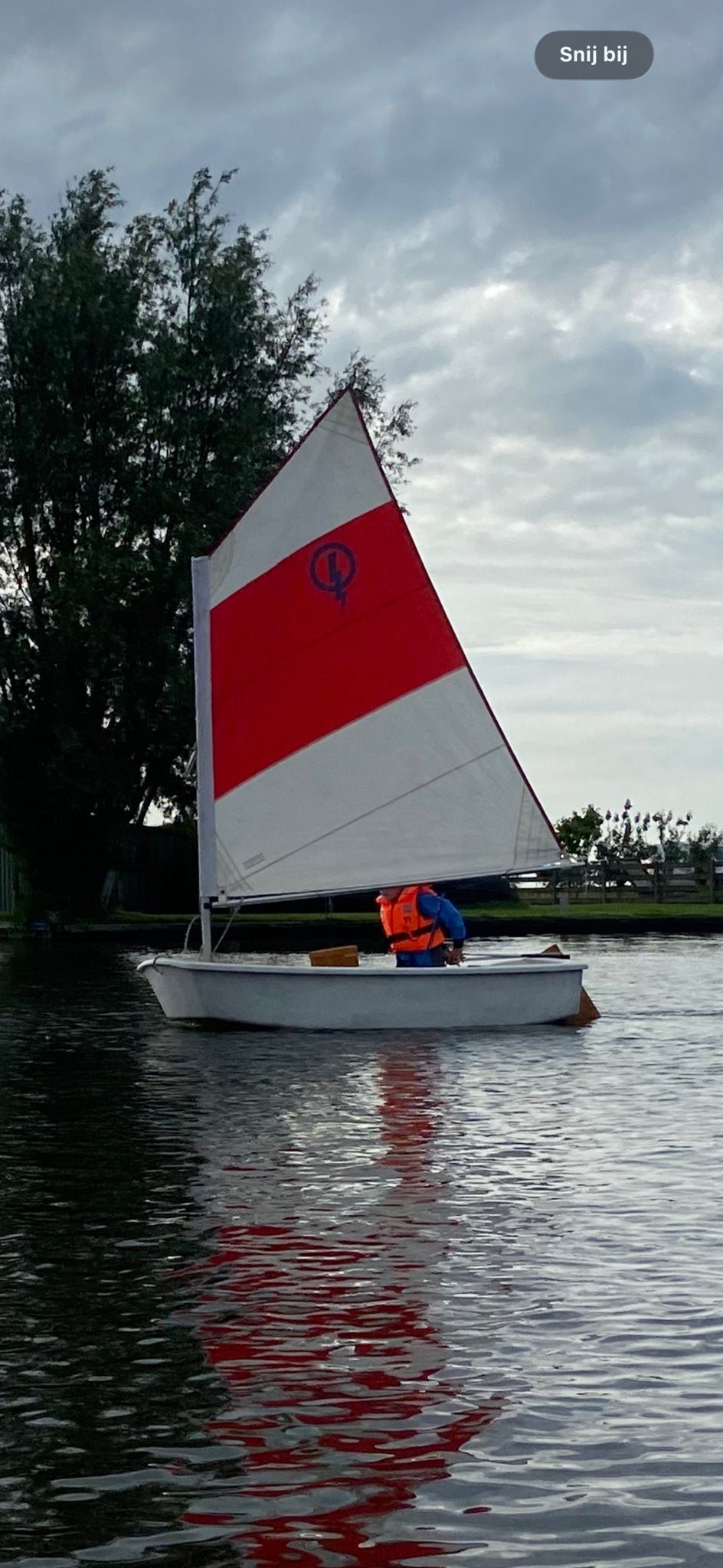 Leuke Optimist zeilboot voor beginners, Ophalen, Gebruikt