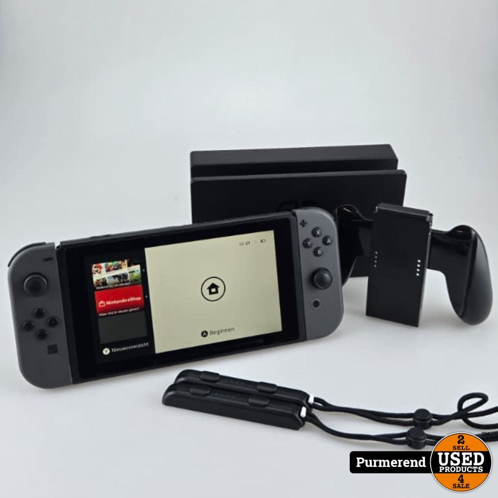 Nintendo Switch V2 Grijs Compleet