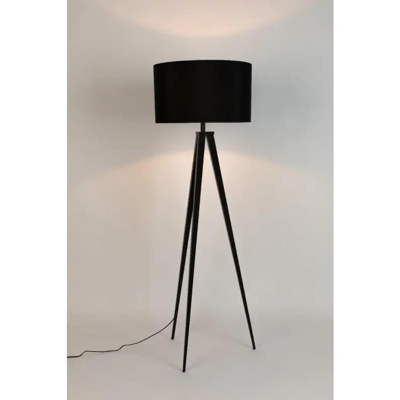 Zuiver Tripod vloerlamp zwarr, Huis en Inrichting, Lampen | Vloerlampen, Ophalen, Zo goed als nieuw, 150 tot 200 cm