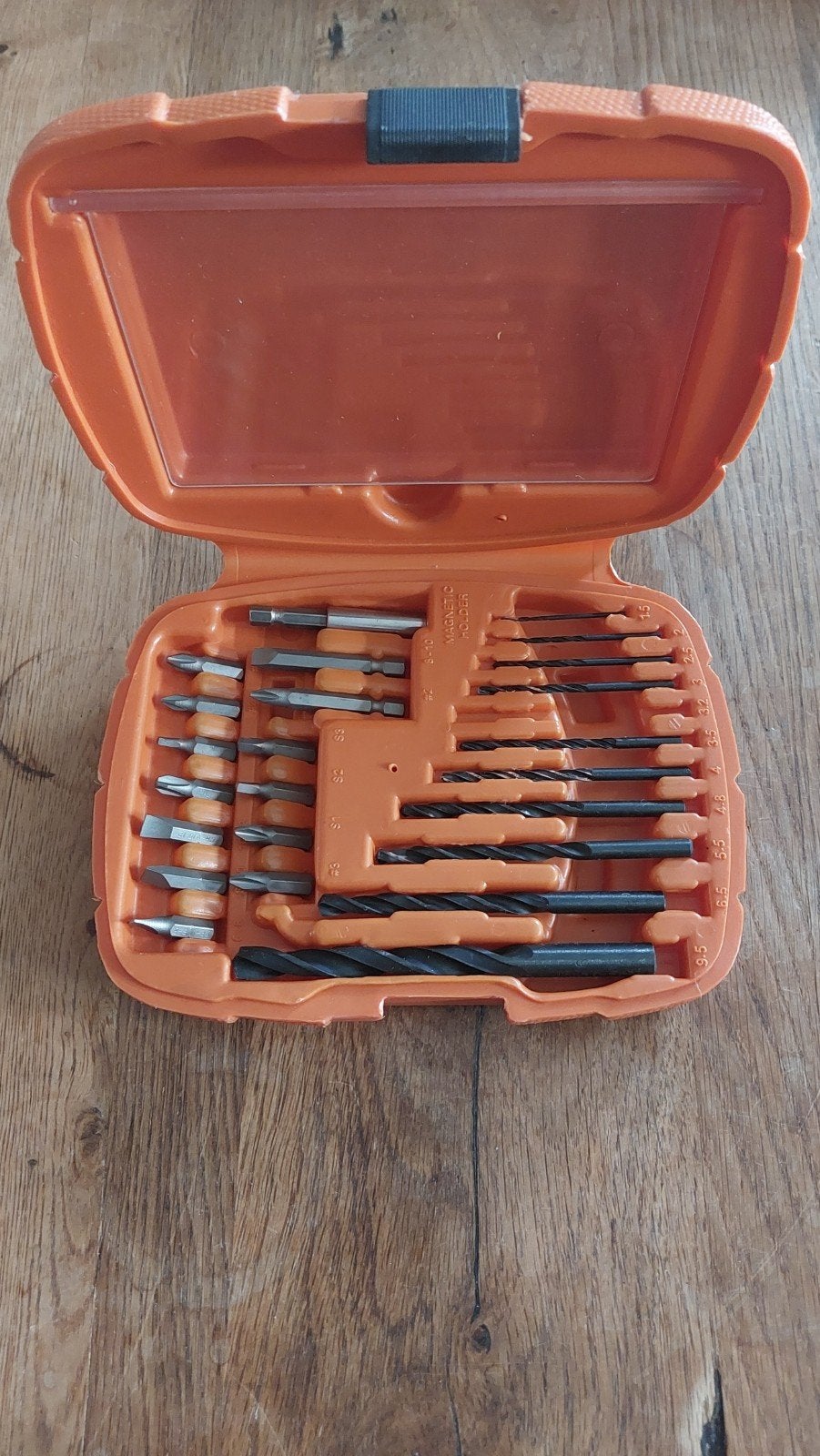 Boor- en bitset in handige opbergkoffer, Ophalen, Gebruikt, Overige typen