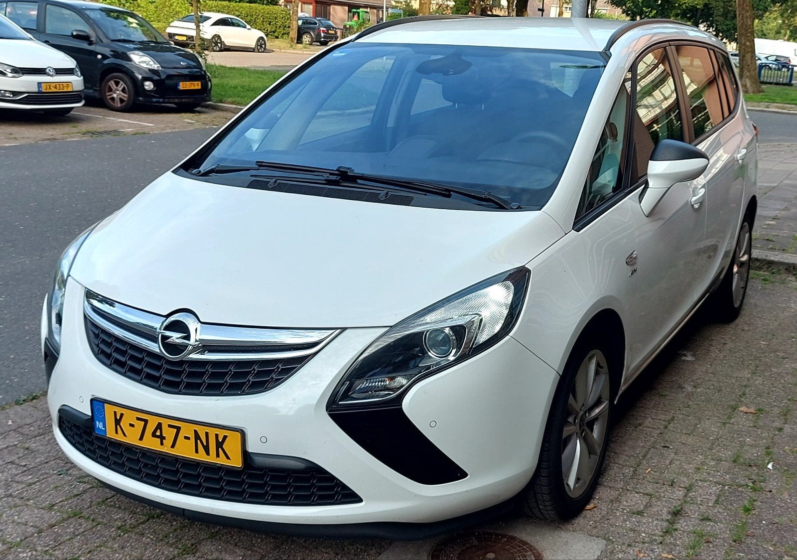 Opel Zafira Tourer 1.4  Automaat T 103KW AUT 2013 Wit, Auto's, Opel, Zwart, 4 cilinders, Wit, 14 km/l