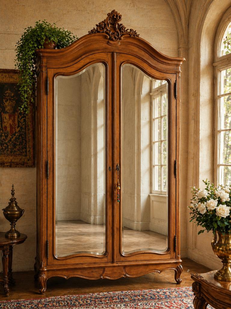 Antieke Franse kledingkast Franse Lodewijk XV-stijl, Antiek en Kunst, Ophalen