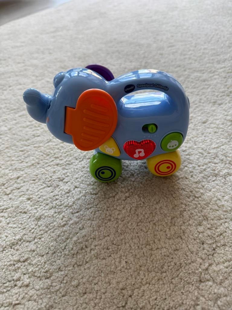 Babypret vtech olifant, Ophalen of Verzenden, Zo goed als nieuw, 6 maanden tot 2 jaar