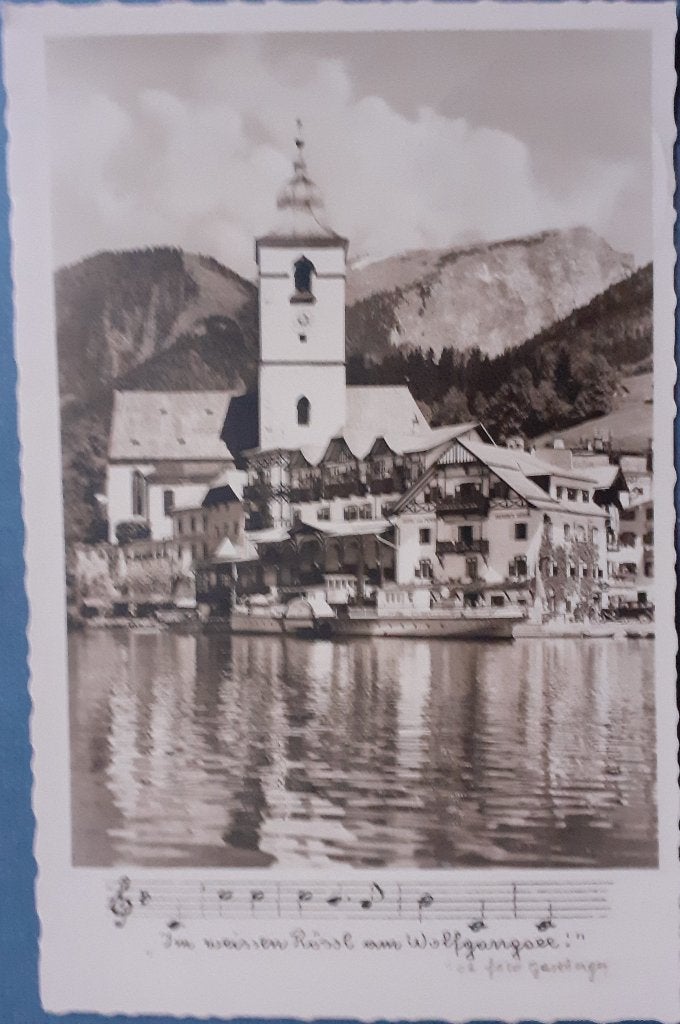 Ansichtkaart Oostenrijk St. Wolfgang, Verzamelen, Ophalen of Verzenden, 1960 tot 1980, Gelopen, Oostenrijk