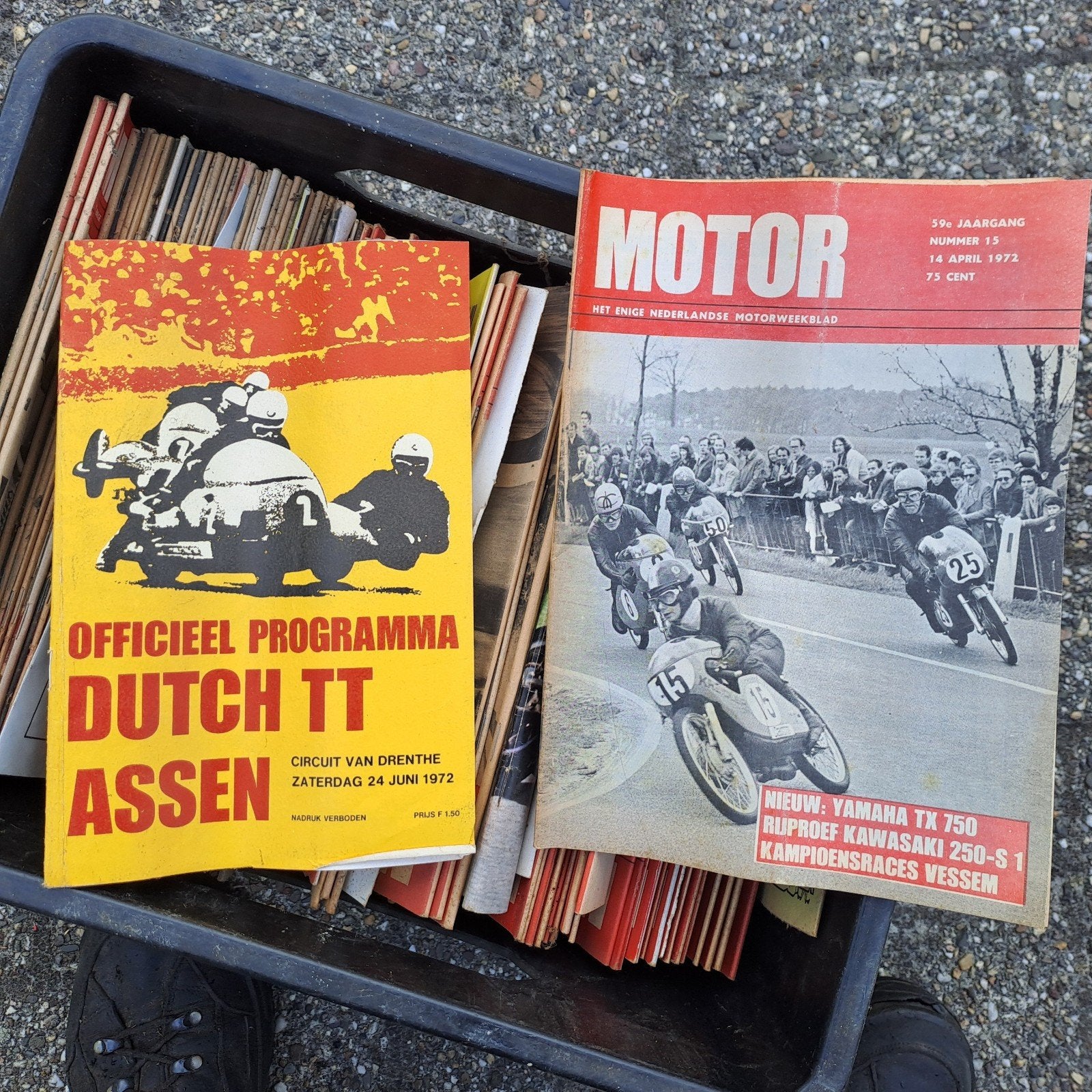 Oude Motorbladen uit de jaren '60 en '70 - Motor & Motorspor, Ophalen, Gelezen, Algemeen