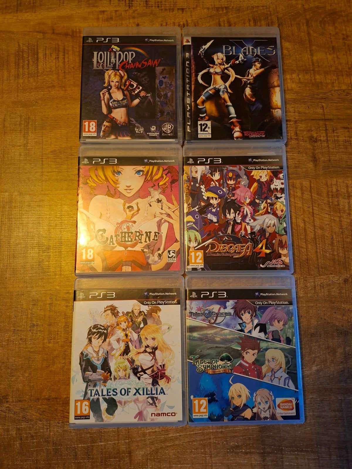 PS3 Games Lollipop Chainsaw, Catherine, Tales of Xillia e.a., Gebruikt, Vanaf 18 jaar, 1 speler, Ophalen of Verzenden