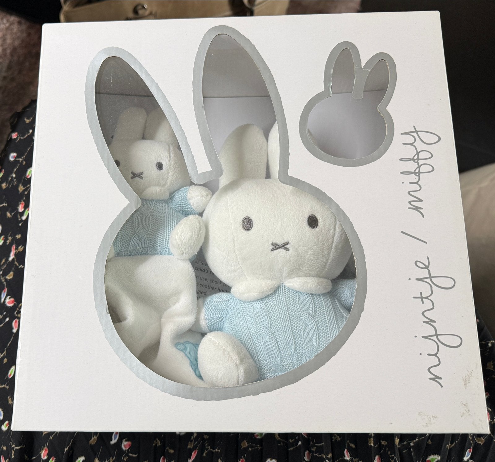 Nijntje Cadeauset: Knuffel, Knuffeldoekje & Speelkoord - Nie, Kinderen en Baby's, Met doos, Overige merken, Nijntje, Ophalen of Verzenden