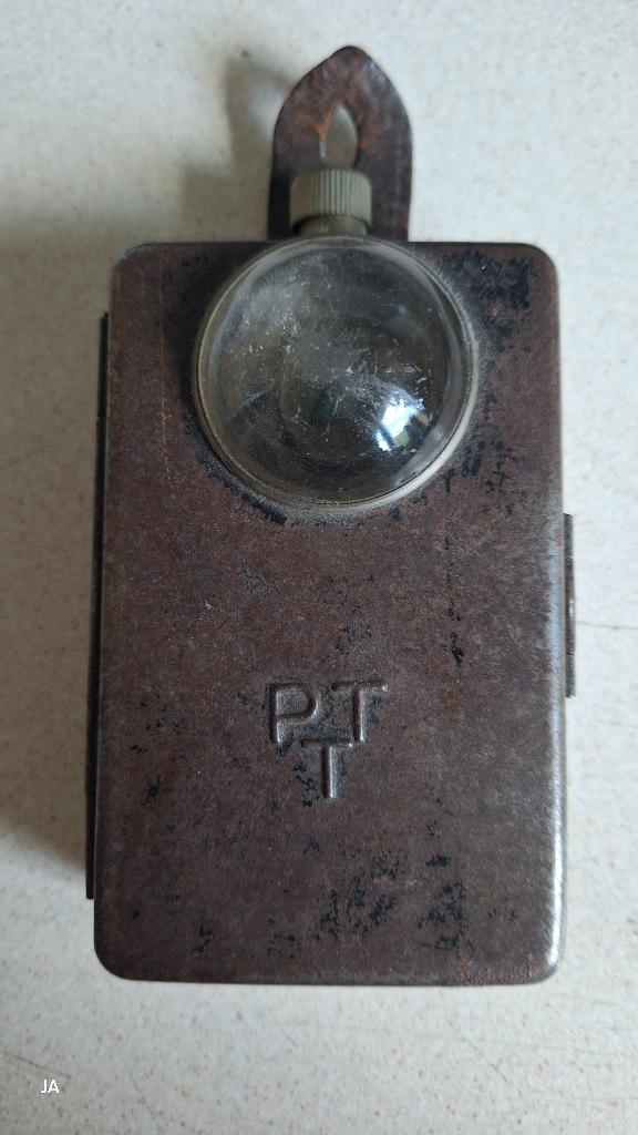 Vintage ptt zaklamp  ww2 ?, Ophalen of Verzenden