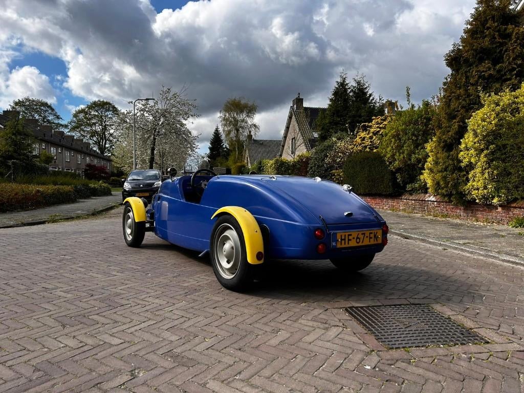 Burton 2CV Sport | Uniek Blauw-Geel | Gegalvaniseerd-Chassis, Voorwielaandrijving, 510 kg, 602 cc, 2CV
