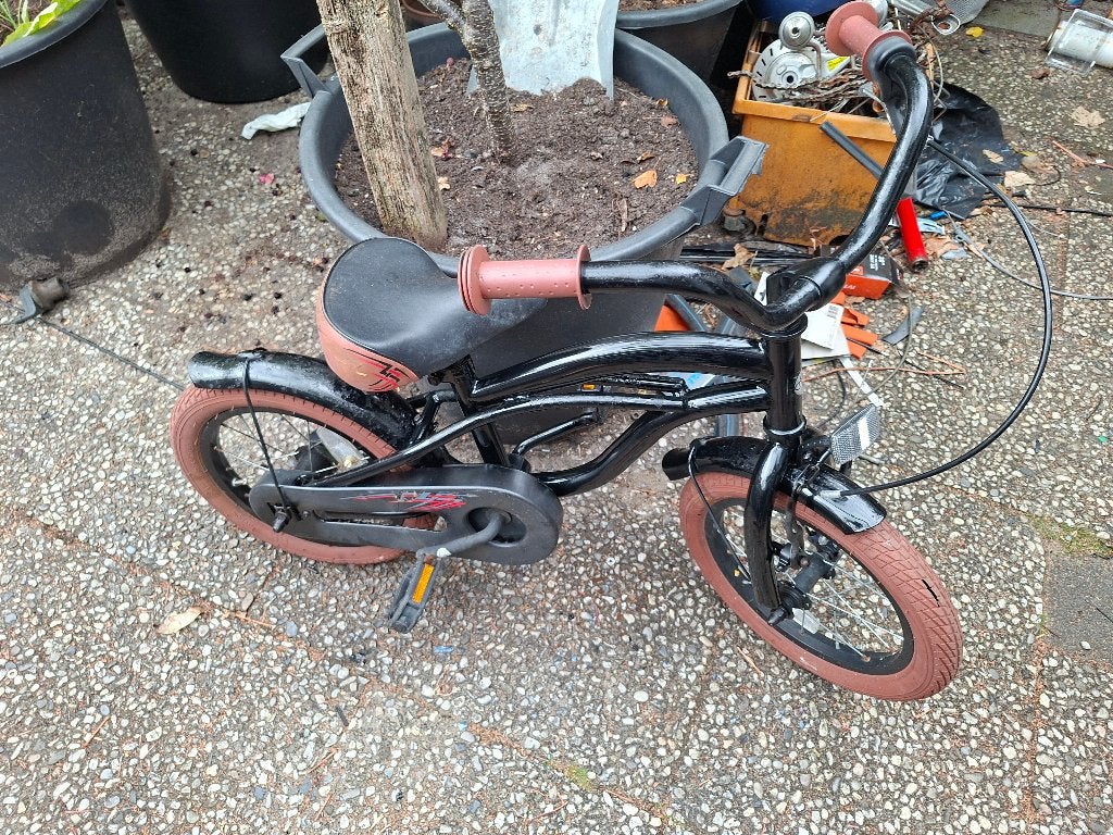 14 inch kinder fiets, Fietsen en Brommers, Fietsen | Kinderfietsjes, Ophalen, Gebruikt, Minder dan 16 inch