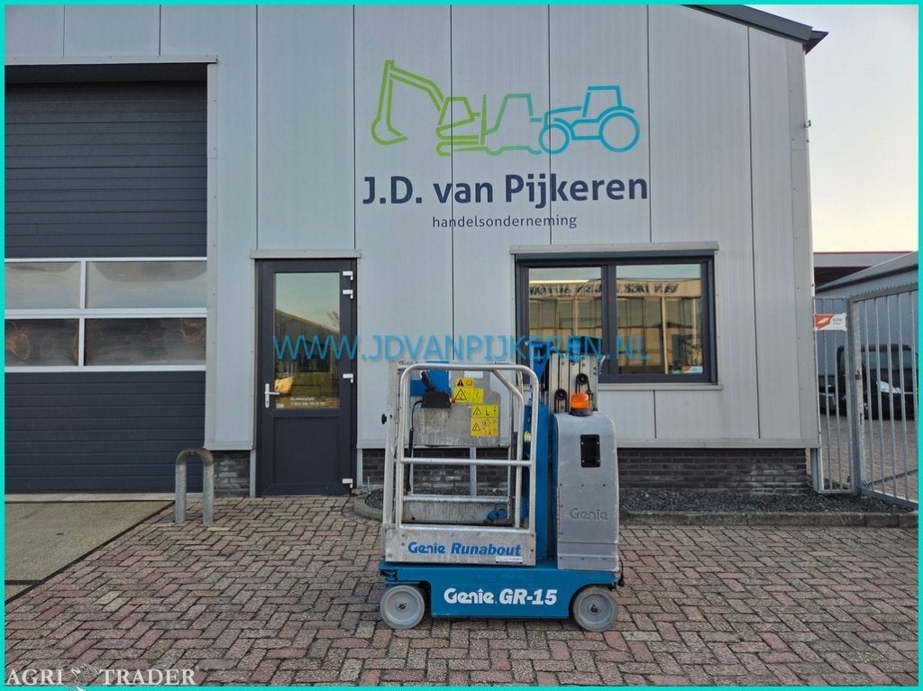 Genie GR-15 non marking + 6.5m werkhoogte + lader, Ophalen of Verzenden, Genie, Info@jdvanpijkeren.nl, Nederland