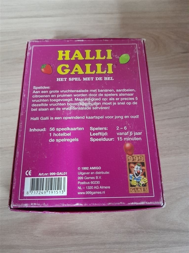 halli galli het spel met de bel - s4285, Verzenden, Zo goed als nieuw