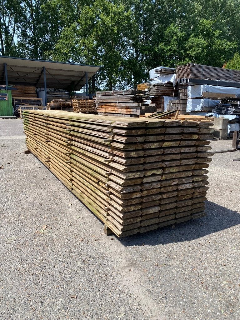 Grenen zweeds rabat planken, Minder dan 25 mm, Grenen, Zo goed als nieuw, Plank