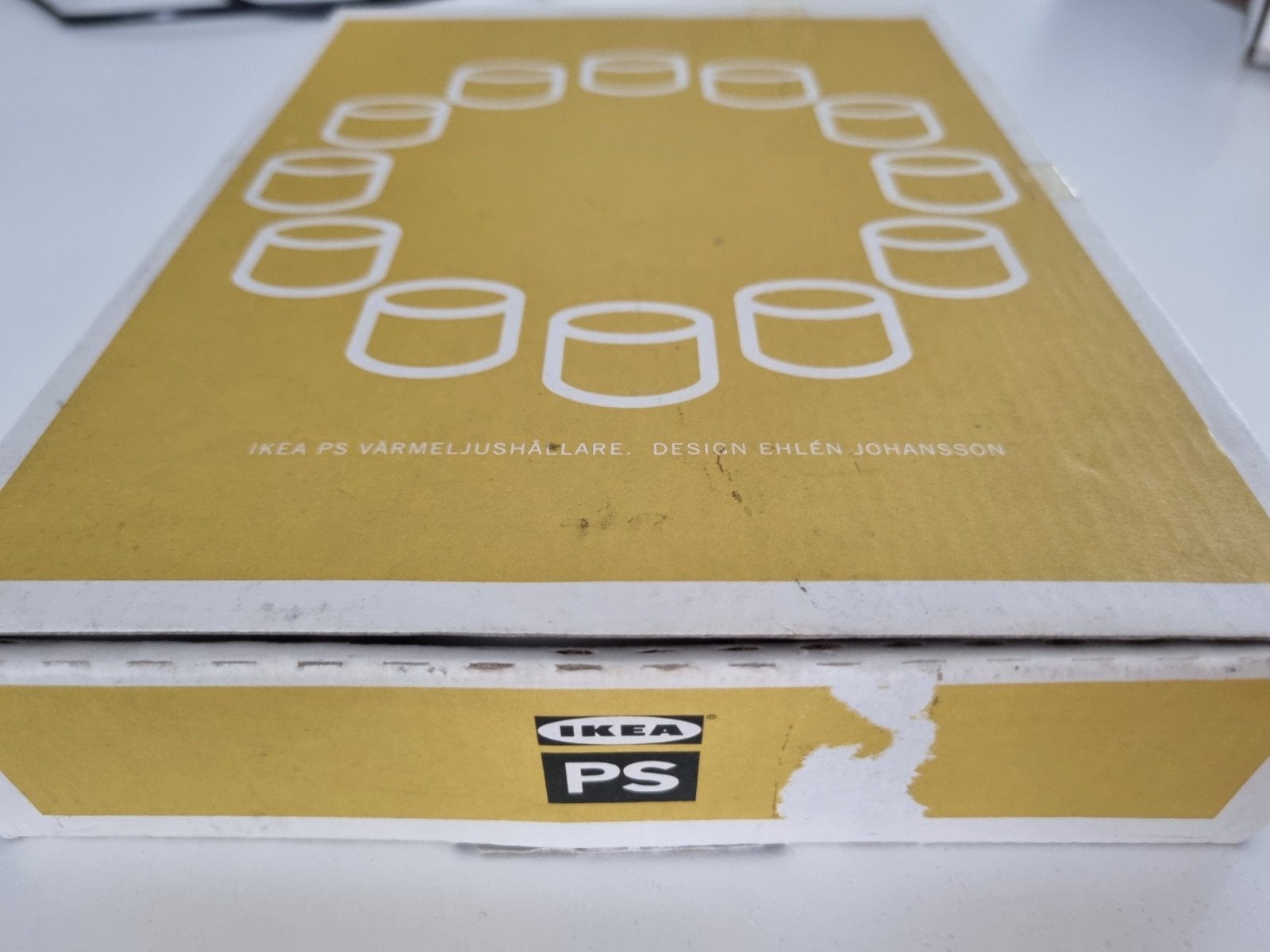 IKEA PS Värmeljushållare - Set van 12, Wit, IKEA, Waxinelichthouder, Nieuw
